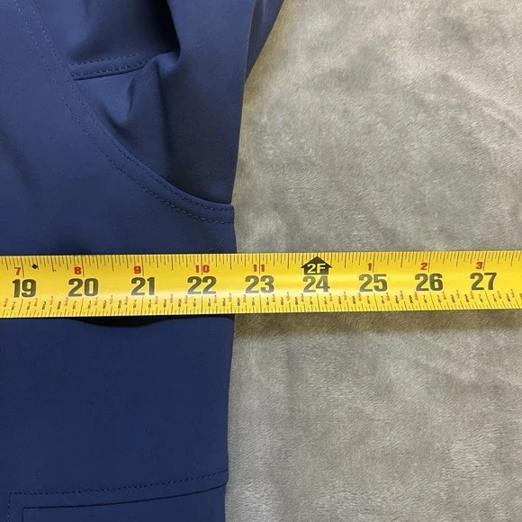 Marmot Gravity Softshell Jacket Men's Size L Navy Blue Full Zip Amway Logo EUC - Picture 5 of 8